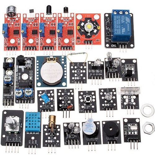 24 In 1 Sensor Module Board Kit For Arduino Plastic Bag Package