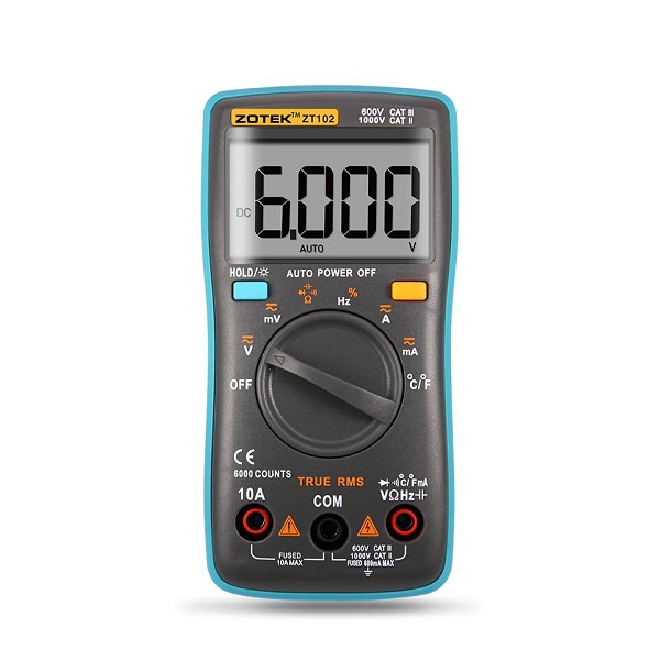 ZT102 Digital Multimeter - GREEN