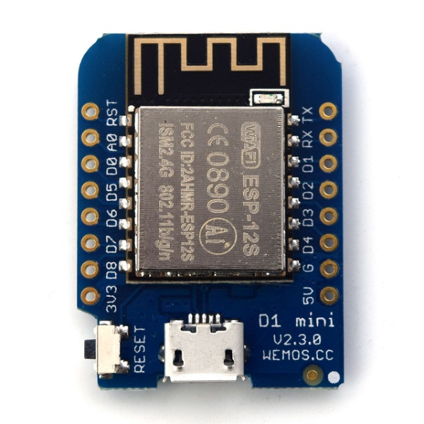 D1 mini-esp8266 Arduino nodemcu 4m-lua wifi iot-wemos-esp12e ch340
