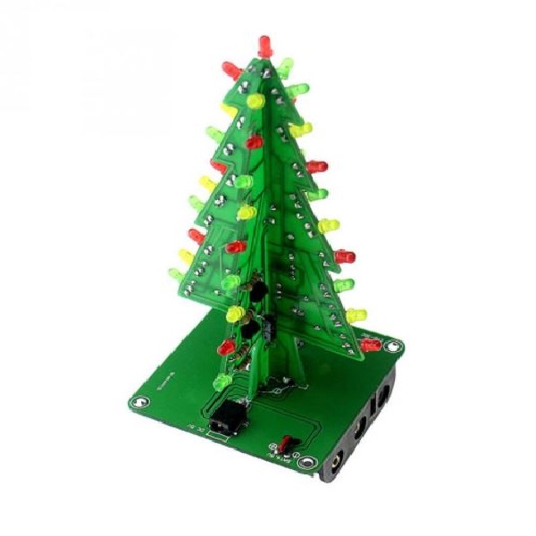 Geekcreit® Christmas Tree LED Flash Kit 3D DIY Electronic Learning Kit