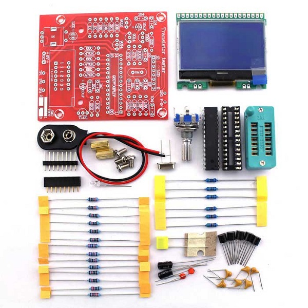 puente prosperidad Excursión DIY Transistor Tester Kit Review - Hiland M12864 - Maker Advisor