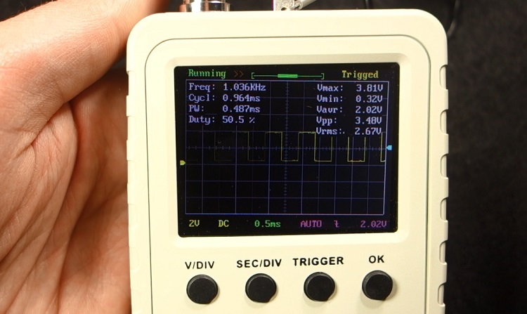 Oscilloscope numérique DS0150 portable - Letmeknow