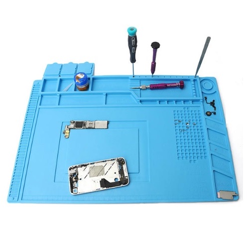 Magnetic Heat Silicone Pad Desk Mat Soldering Repair For BGA-Size: 45cm x  30cm