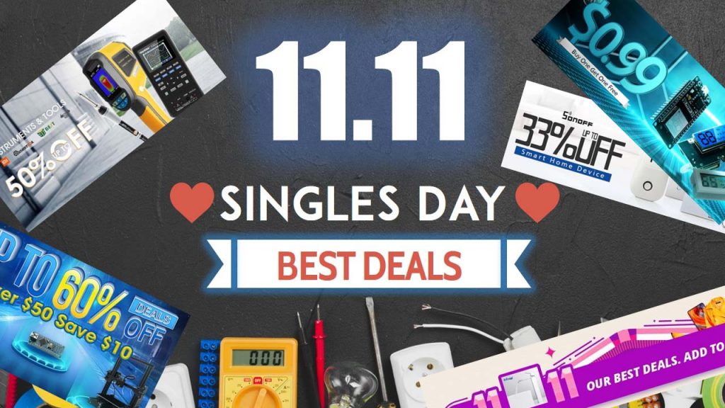 singles day deals 2018 electronics components and tools