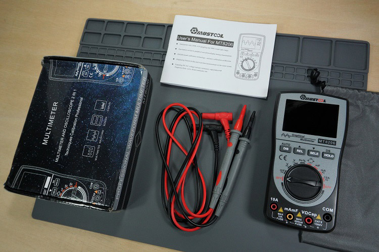 MUSTOOL MT8206 (2 in 1) Multimeter and Oscilloscope Review - Maker Advisor