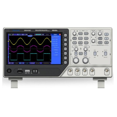Hantek DSO4102C Digital Multimeter Oscilloscope USB 100MHz 2 Channels LCD Display Waveform Generator