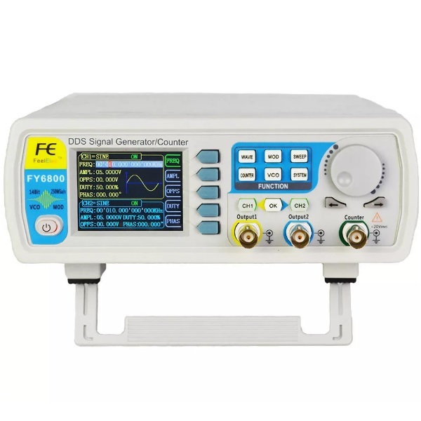 FY6300 Dual Channel DDS Function Arbitrary Waveform Signal Generator Counter 
