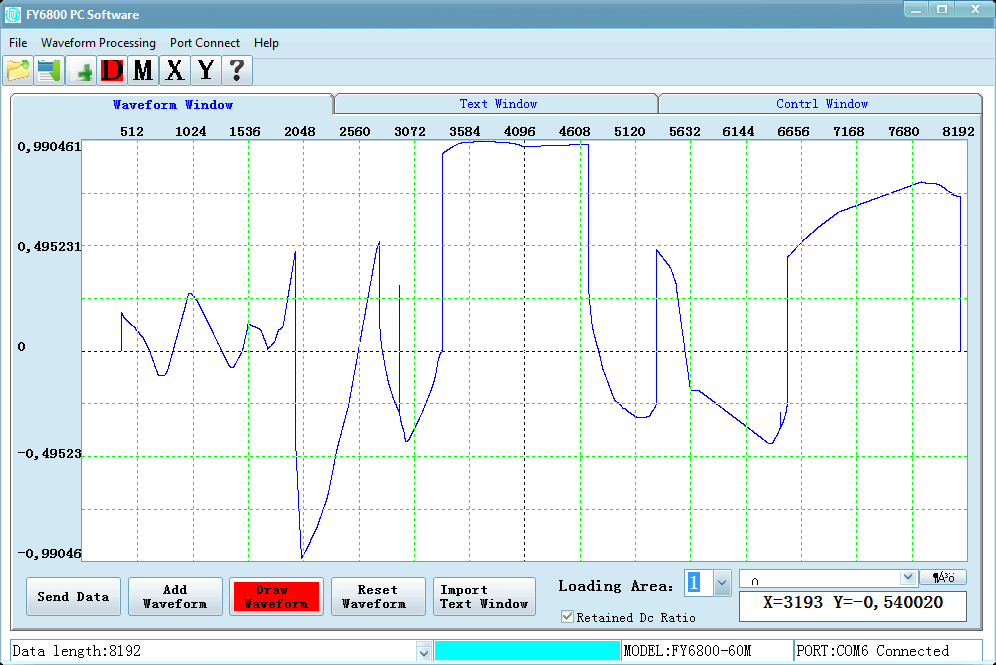 FY6800 2-Channel DDS Arbitrary Waveform Signal Generator Pc software windows