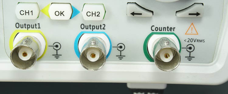 FY6800 2-Channel DDS Arbitrary Waveform Signal Generator outputs