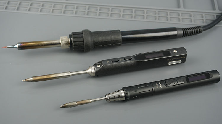 Soldering Iron vs TS100 vs TS80 Portable Soldering Irons