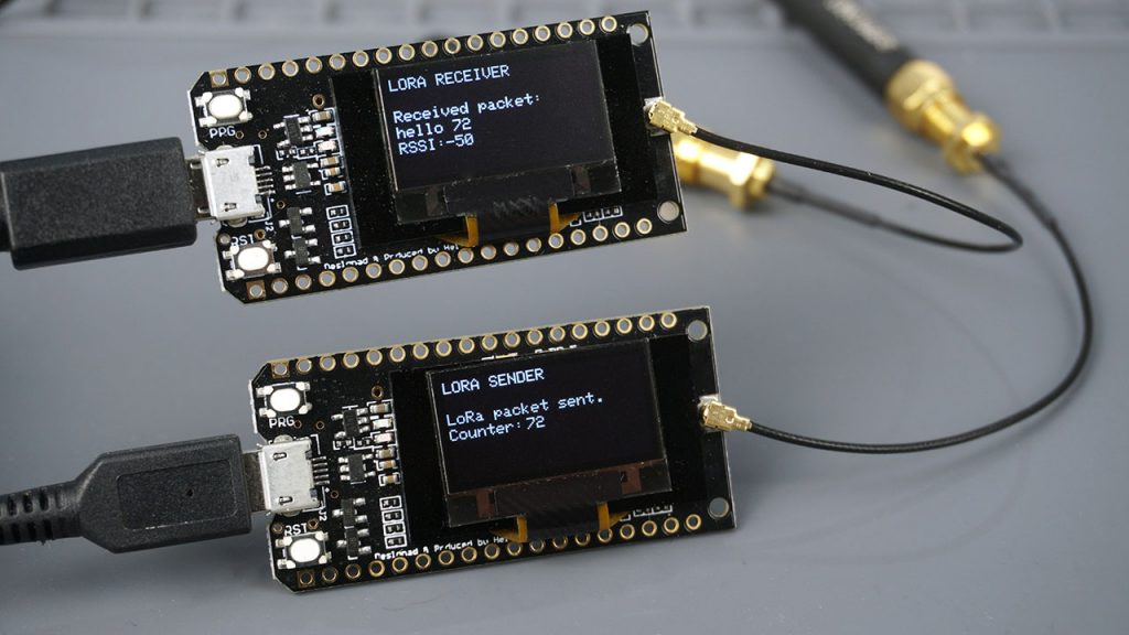 Get Started with the TTGO LoRa32 OLED Board