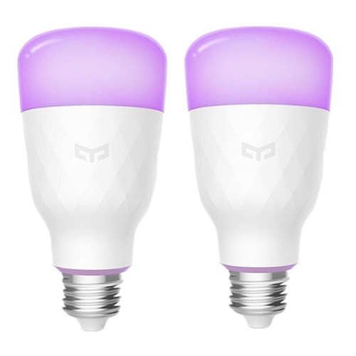 2PCS Yeelight YLDP06YL E27 10W RGBW Smart LED Bulb Work With Amazon Alexa