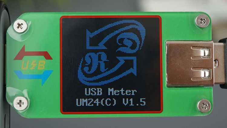 UM24 UM24C USB Voltage Current Charger Tester RUIDENG loading screen