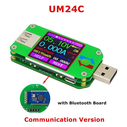 Banggood - UM24C USB Voltage Current Power Meter/Tester (with Bluetooth communication)