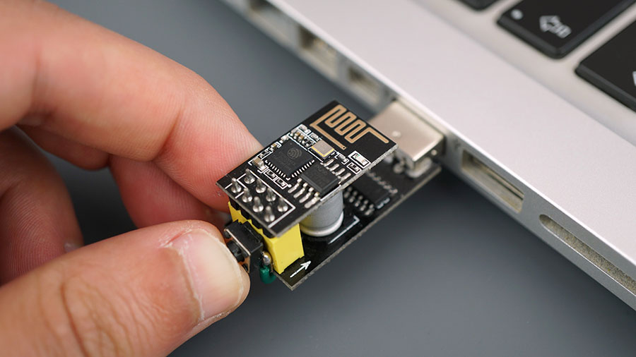 Fortaleza estudio seguro ESP8266 ESP-01 USB Serial Programmer with CH340 (Fix Programming Issue) -  Maker Advisor
