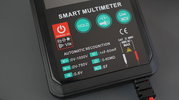 Mustool MT111 Touch Screen Digital Multimeter Touch buttons