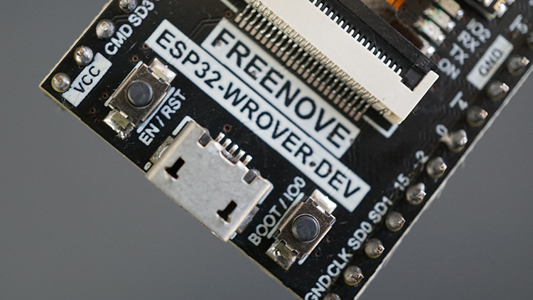 Freenove ESP32-Wrover CAM Board onboard buttons